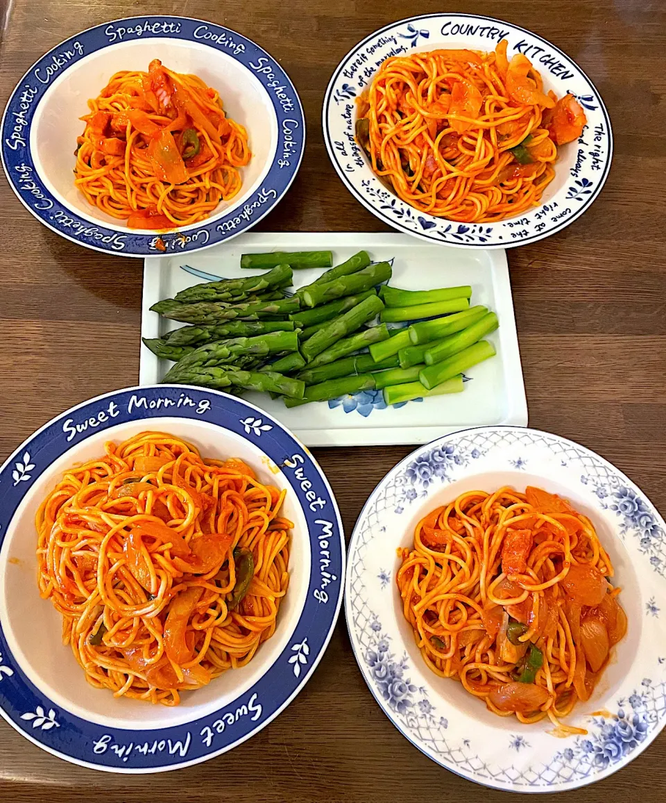 自宅ランチはナポリタン🍝|もなかさん