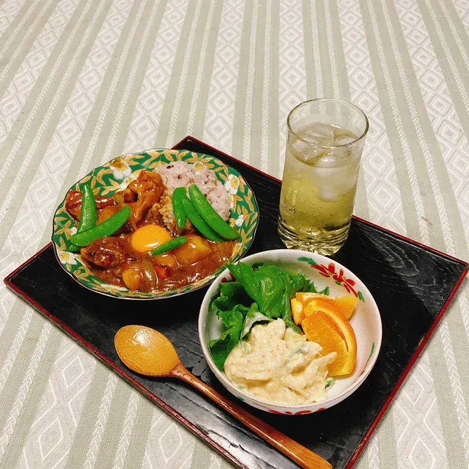 grandmaの晩ごはん☆ 今夜はカレー🍛
前から食べたかったから気が変わらずにカレー🍛を食べます|kaoriさん