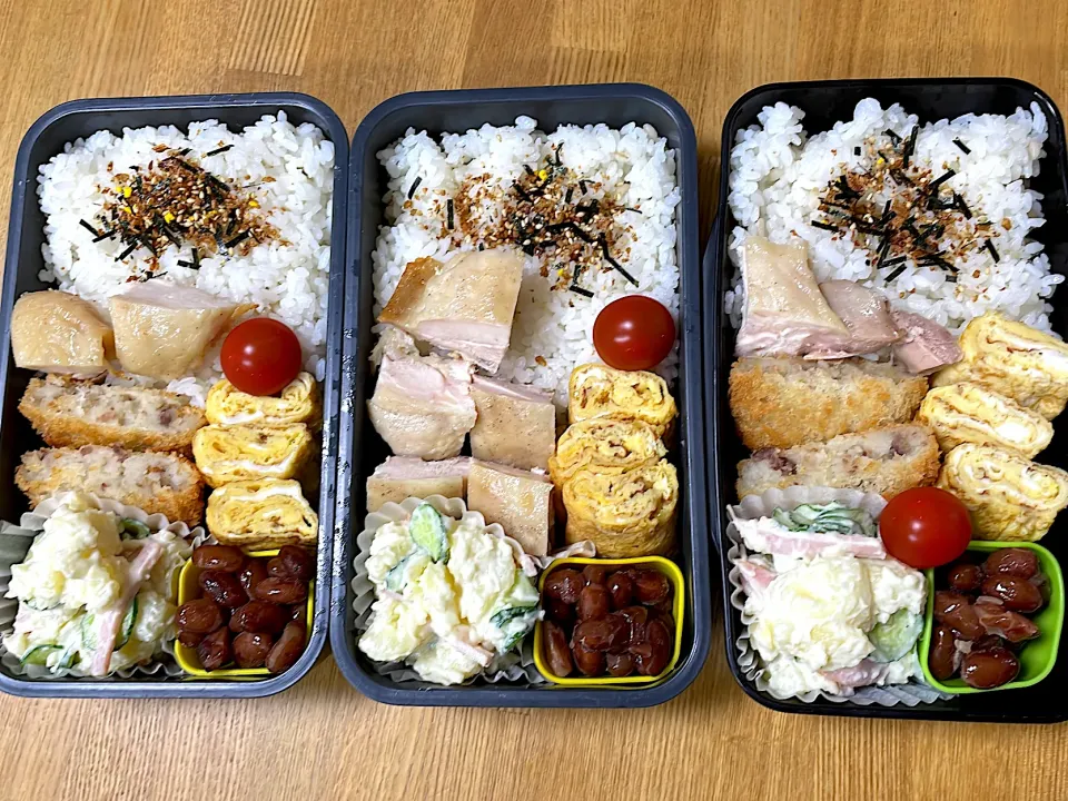 Snapdishの料理写真:男子弁当|じゅんじゅんさん