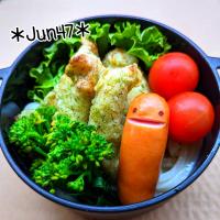 本日のゆる弁□　鶏ささみ天うどん弁当　20230605