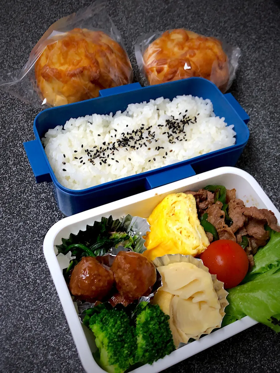 Snapdishの料理写真:今日のお弁当♪|ミキのんさん