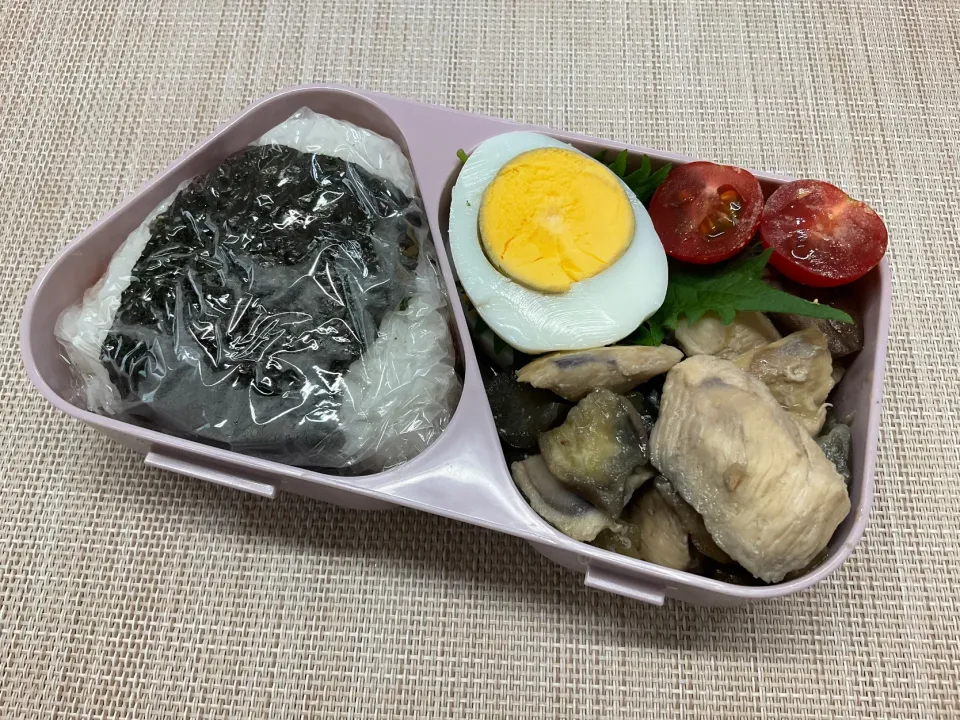 鶏肉と茄子の味噌炒め弁当|amefukura330さん