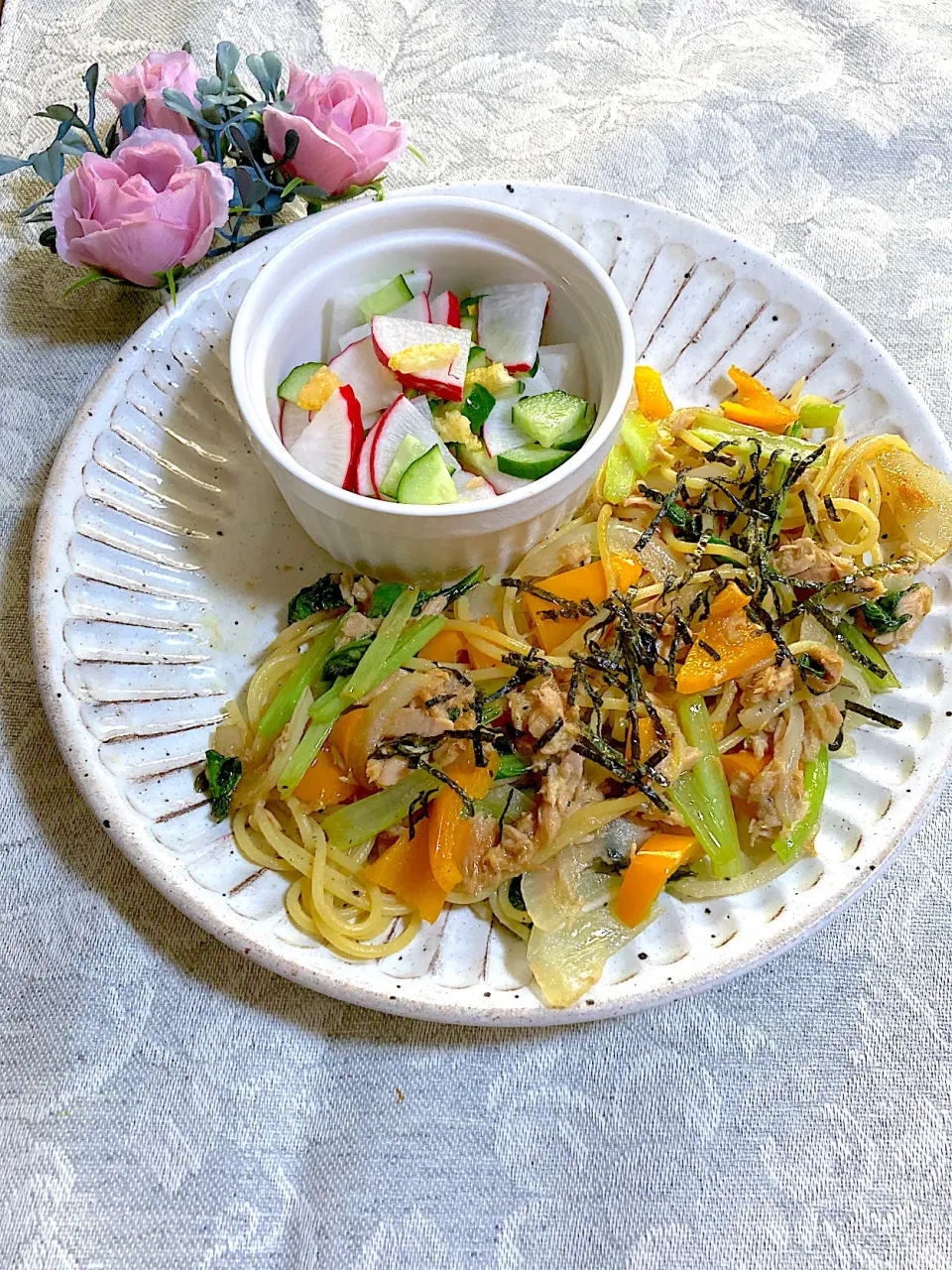 パスタプレート💐|ringonamaさん