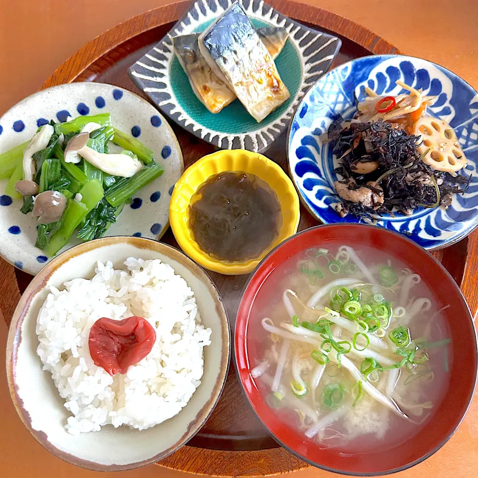 鯖塩焼き朝定食|Hiromi Isonagaさん