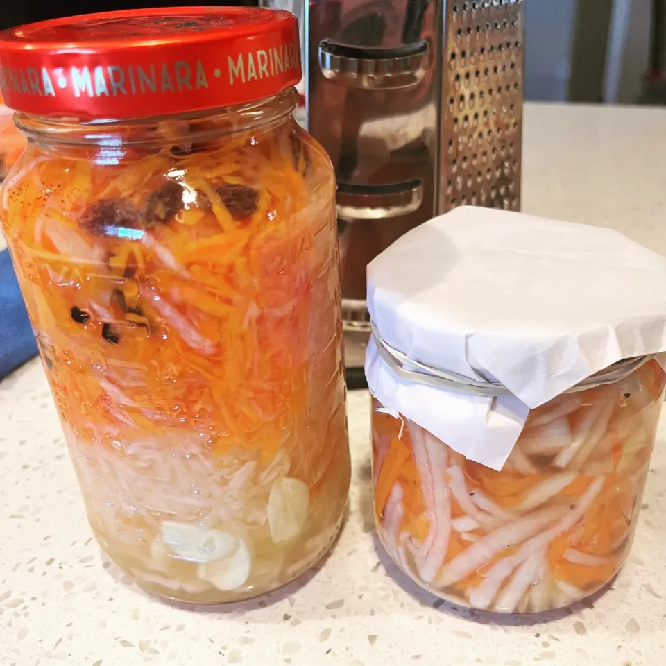 Homemade pickled daikon and carrots|🌺IAnneさん