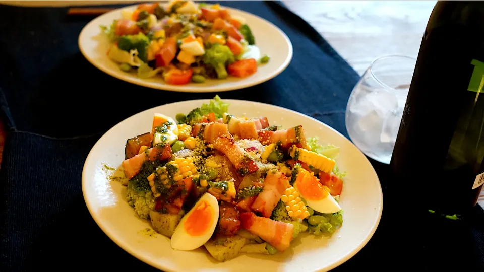 もりもりサラダ🥗10種のイタリアンサラダ|おまつさん