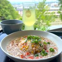 カニカマ餡掛けチャーハン