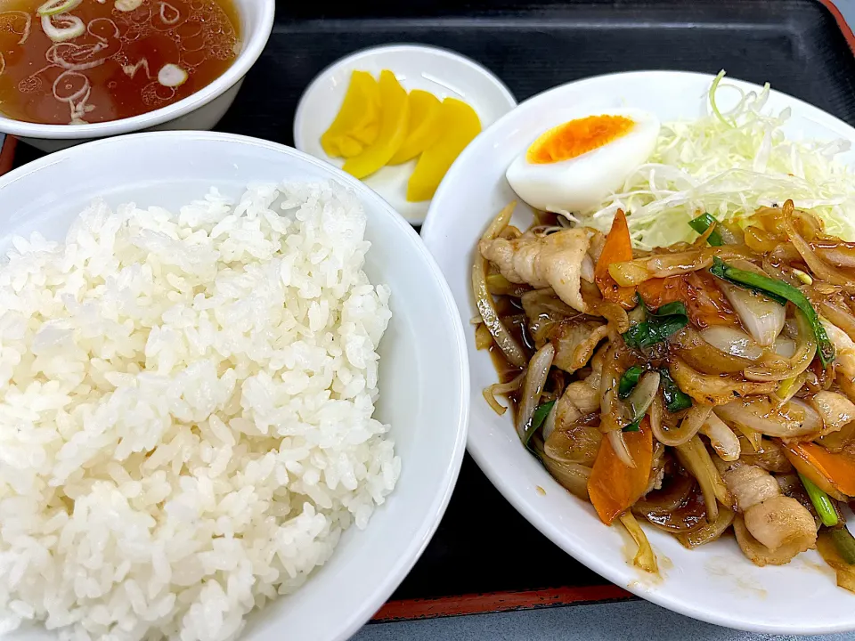 町中華　生姜焼き定食|須佐 浩幸さん