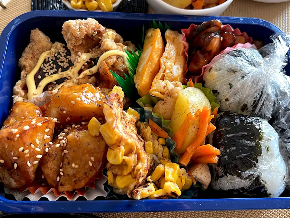 ごちゃごちゃ🥲息子お弁当|ひろこさん