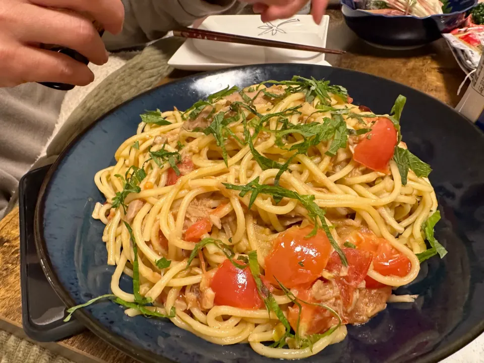 トマトとツナのパスタ|たんたんさん