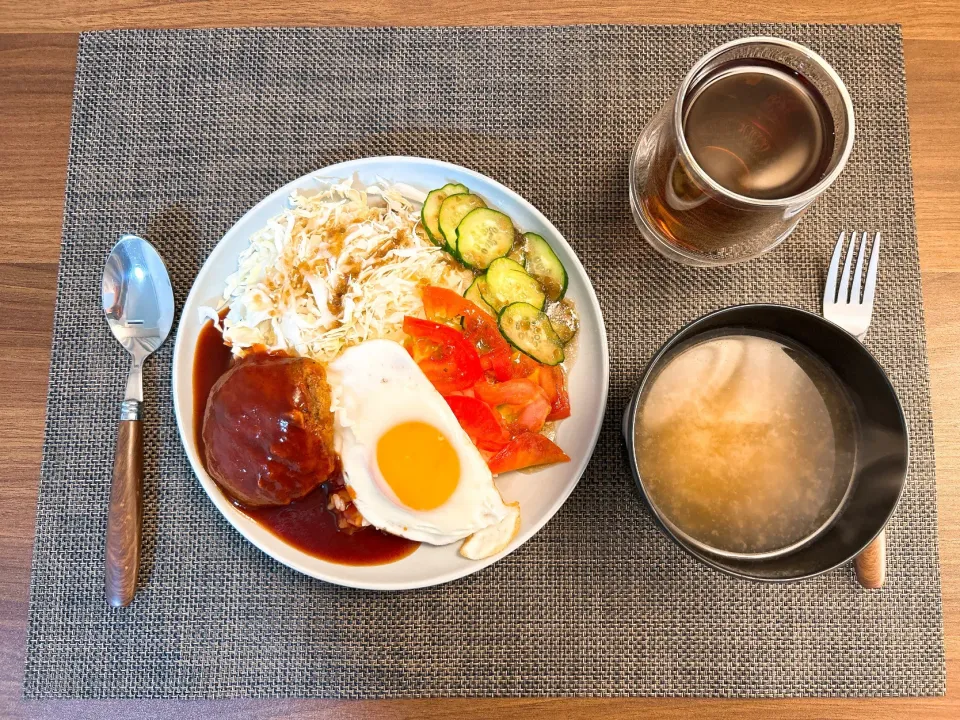 ロコモコ丼です。|かーき。さん