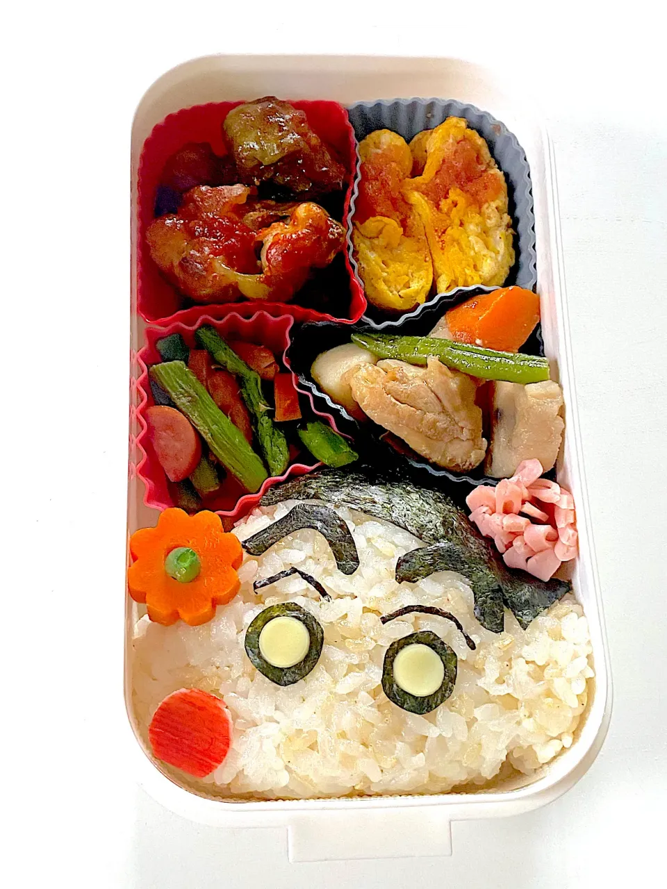 Snapdishの料理写真:クレヨンしんちゃん弁当🖍🌻|Sさん