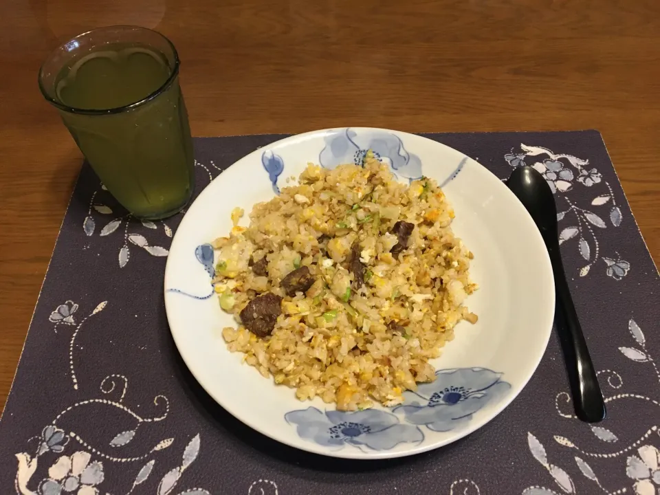 ステーキ炒飯(朝ご飯)|enarinさん