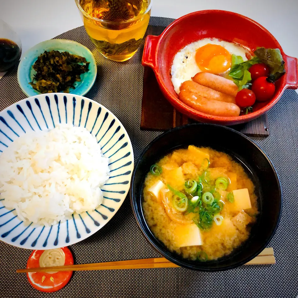 Snapdishの料理写真:今朝のごはん☔️|ユミさん