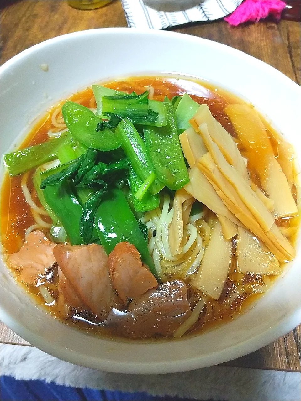 🍜鶏ガラ醤油ラーメン🍜|クークマさん