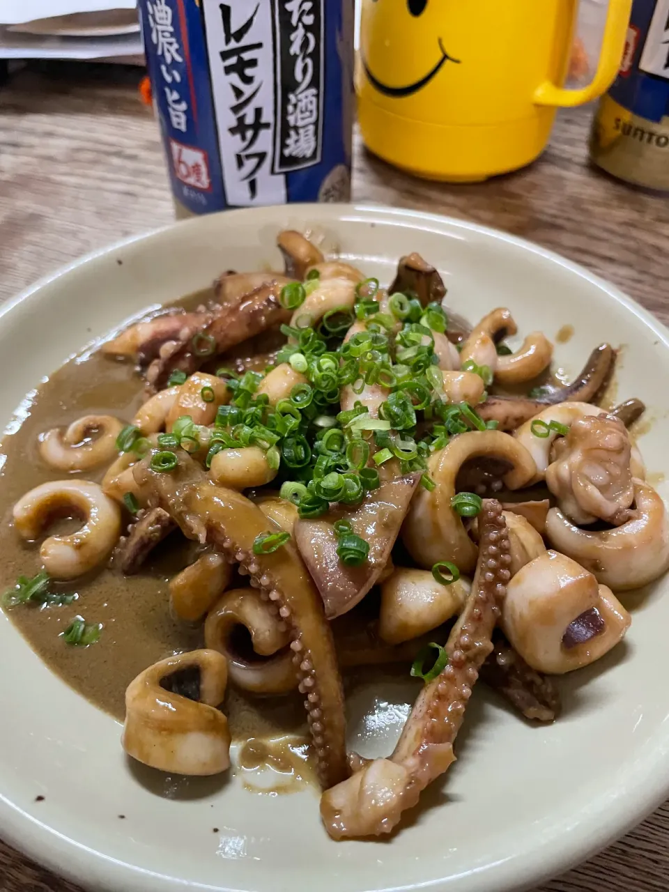 若狭産スルメイカの肝炒め|千太郎食堂さん