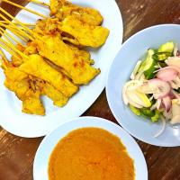 Chicken & Pork Satay 🐷🐔🤤