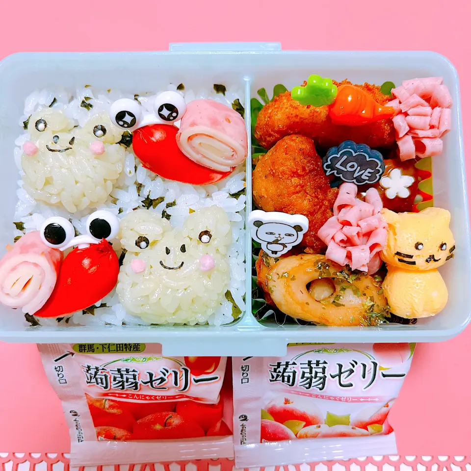 Snapdishの料理写真:わかめご飯お弁当🍱|miyurumoさん