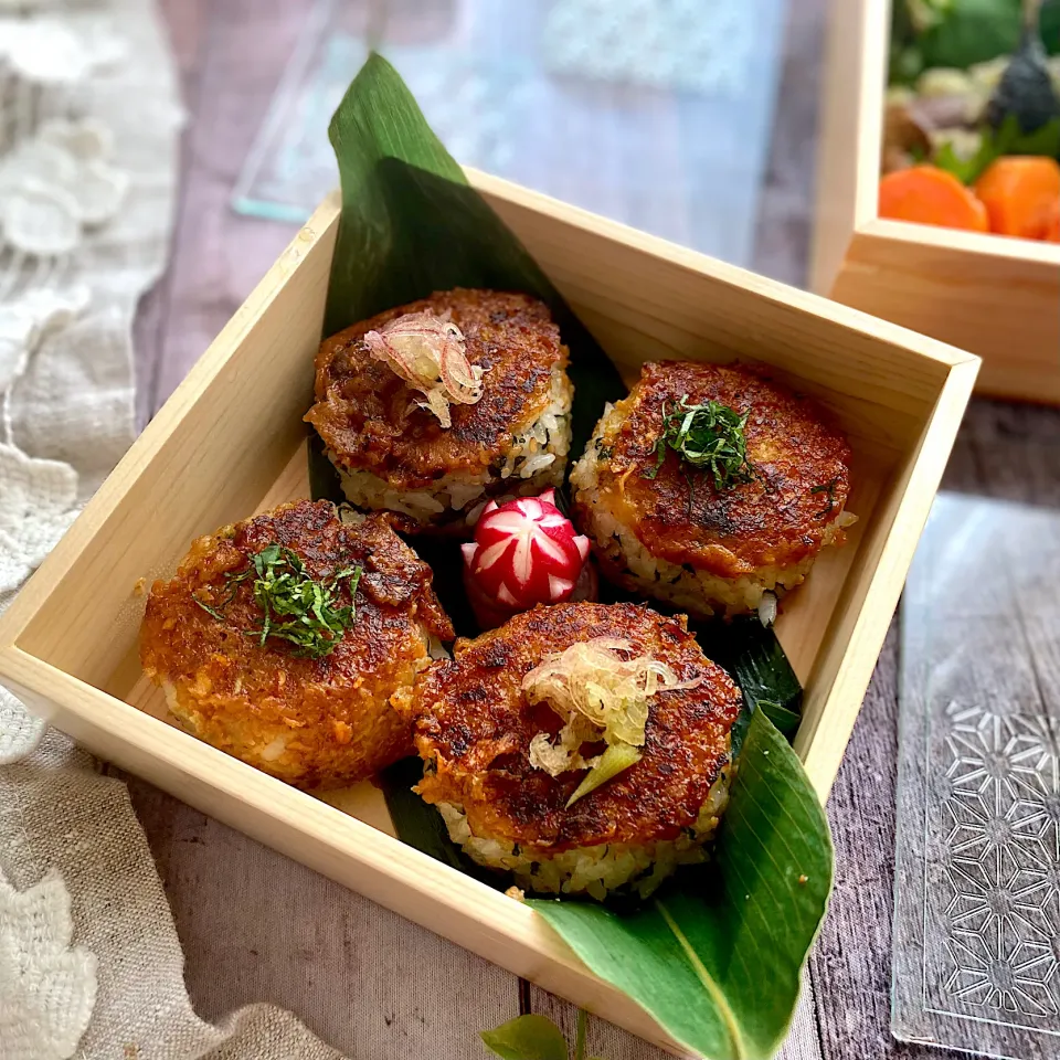 香味野菜たっぷり香ばしい焼きみそおにぎり|yukoさん