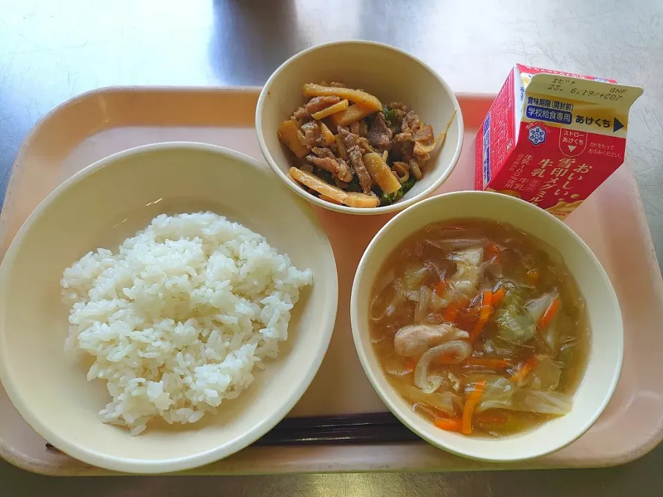 Snapdishの料理写真:今日の給食(6/7)|えっちゃんさん