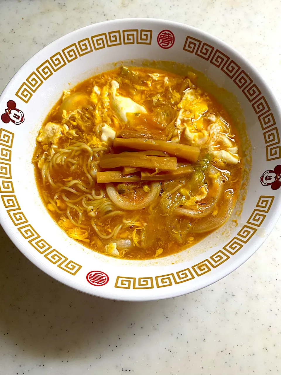 Snapdishの料理写真:酸辣湯麺（中華三昧）|こっぷさん