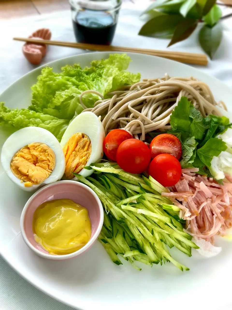 冷やし中華風お蕎麦|スイーツポテトさん