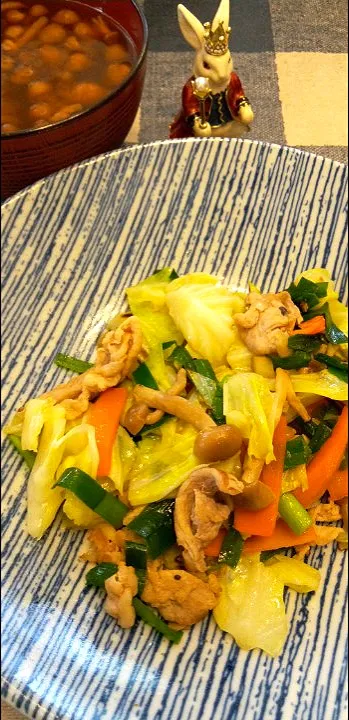 '23．6/7
今夜は町中華風肉野菜炒め😋|たえさん