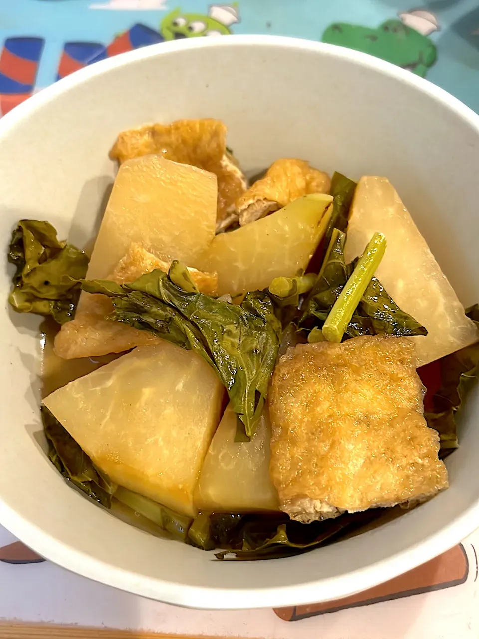 コールラビと油揚げの煮物|ぺろたんさん