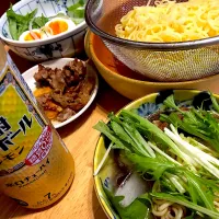 Snapdishの料理写真:ざるラーメン|たにちゃんさん