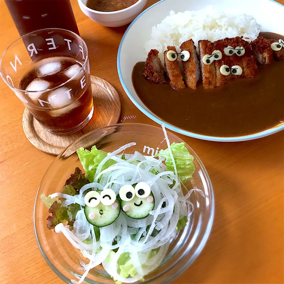 🕛昼ごはん🍛カツカレー|🌸yuni🌸さん