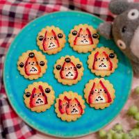 ドライストロベリーのトトロクッキー🍓🍪