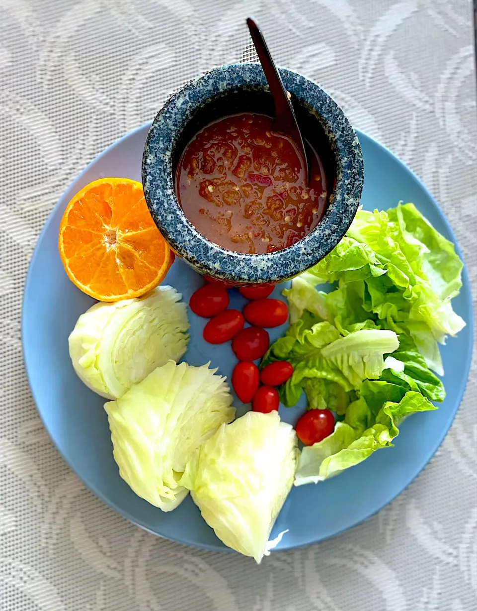 spicy shrimp paste dip (Namprik Kapi)|Little_Sさん