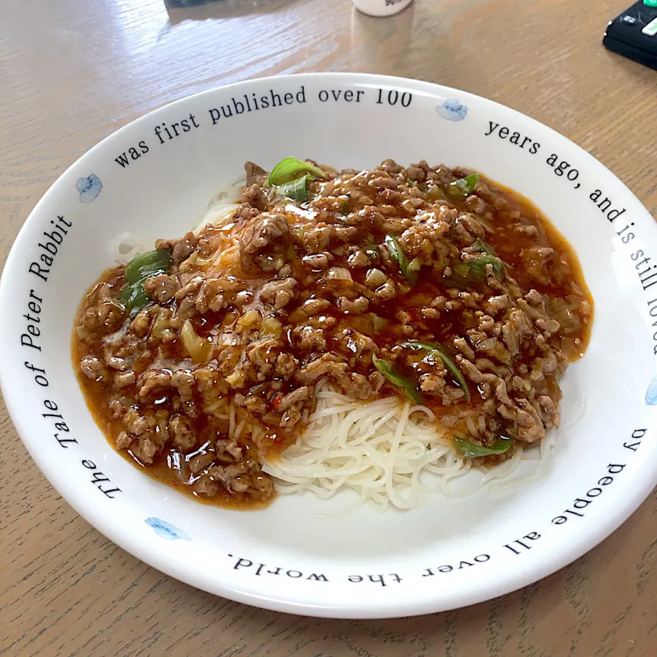 Snapdishの料理写真:麻婆素麺、ついに素麺の季節がやってきた！|Kojiさん