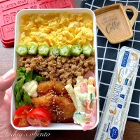 Snapdishの料理写真:そぼろ弁当|ajaさん