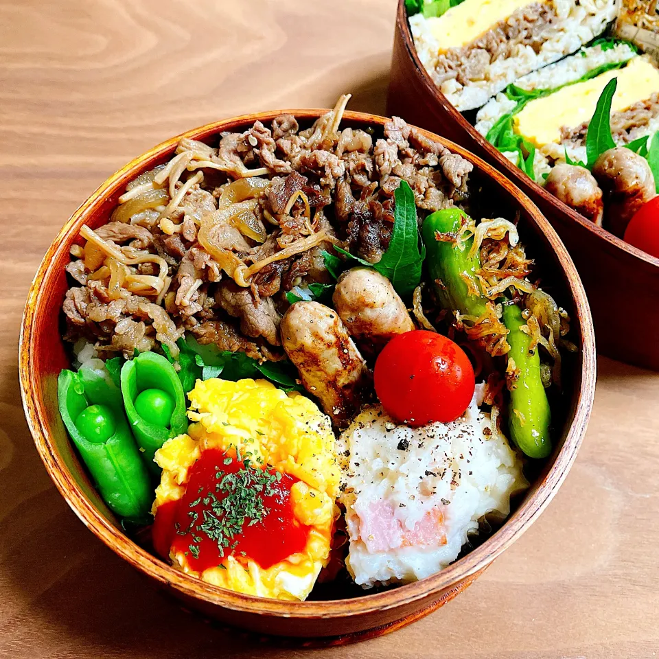 🙂焼肉炒め丼～お父さん弁当～🙂|Laniさん