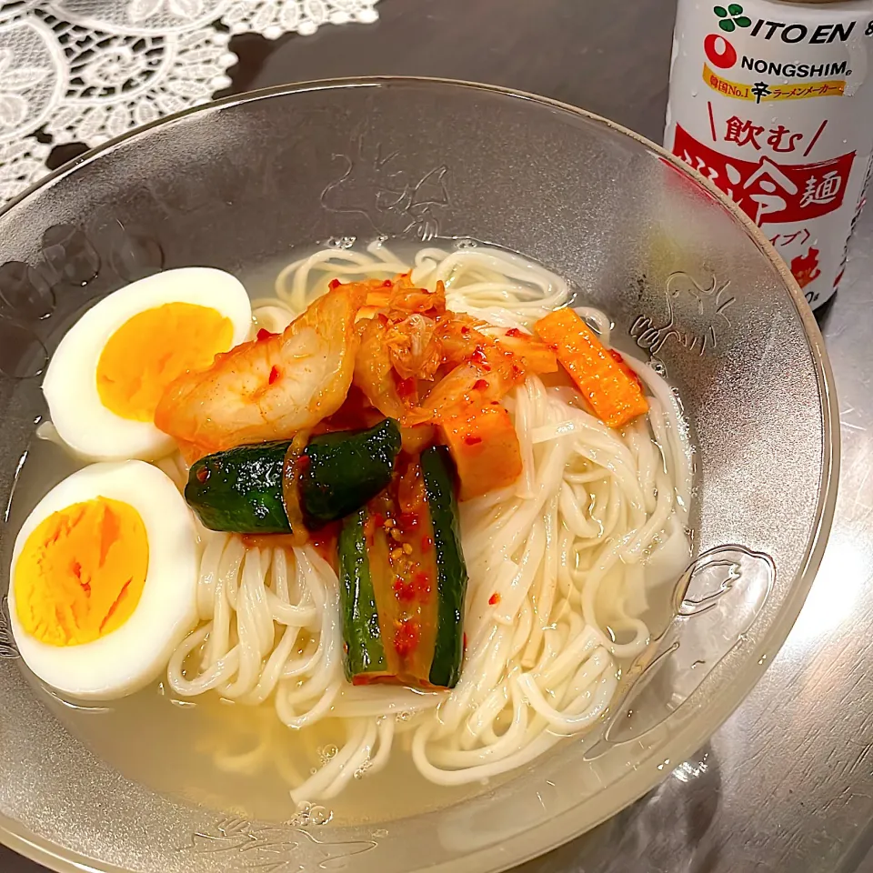 Snapdishの料理写真:冷麺風|めぎゅさん