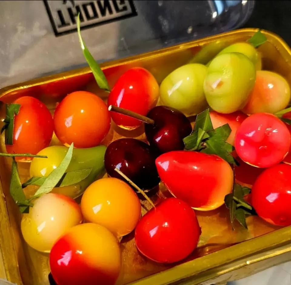 Colorful & Sweet 'Luk Chup' (ลูกชุบ) 🥭🍊🍎🍋🍏🍓
...
...
Mmmm... It's Been A Long Time to Have This! 🤤|An'leeさん