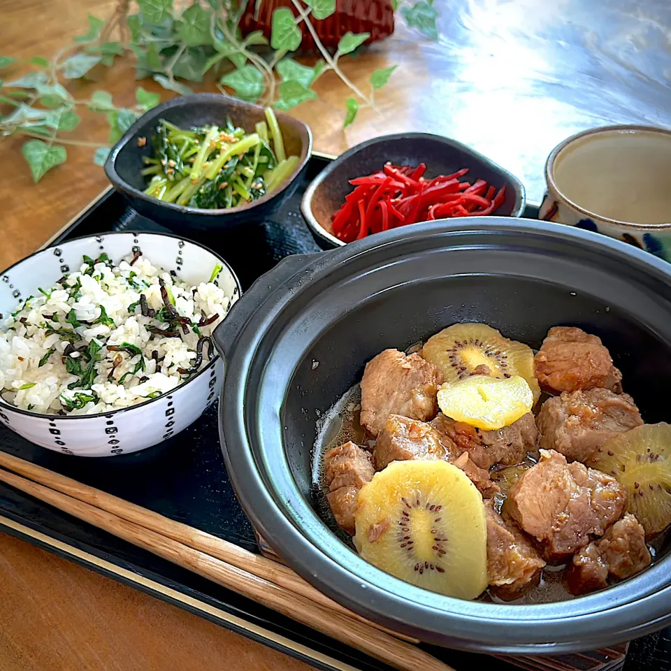 煮豚定食|くまちゃんさん