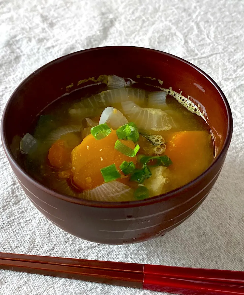 かぼちゃのお味噌汁|かっちゃん杉さん