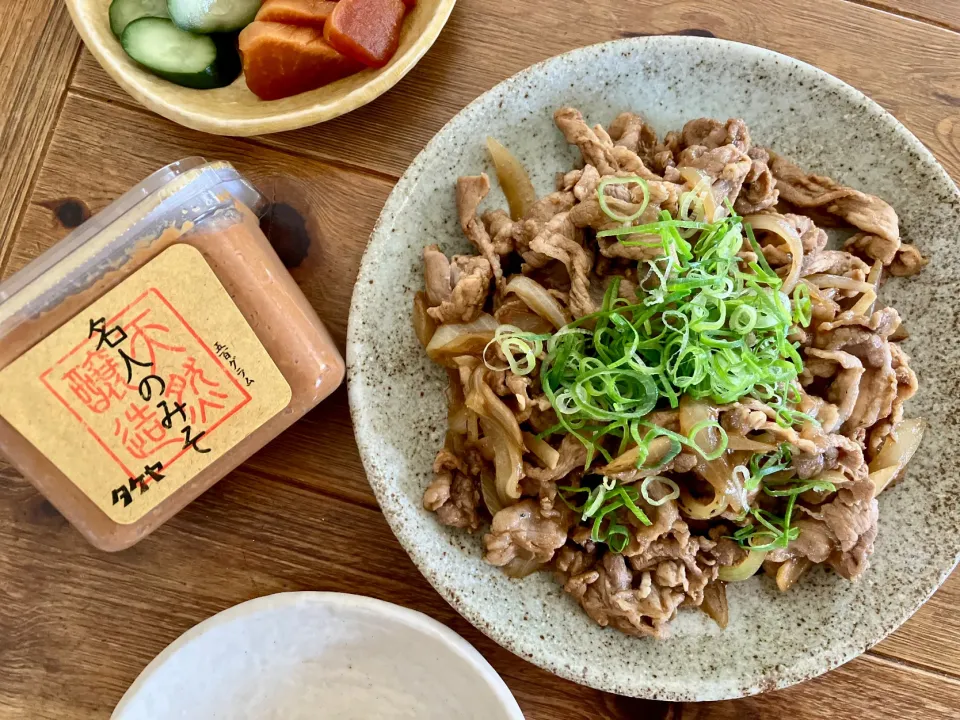 名人のみそで豚味噌炒め 🍚🥢|sato*さん