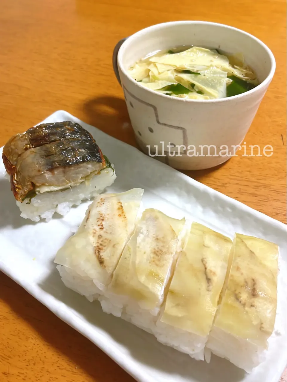 ＊花火。のどぐろ寿司と焼き鯖寿司♪＊|ultramarineさん