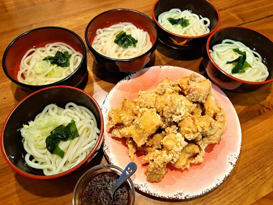 かけうどん　鶏から香味だれ|m aさん