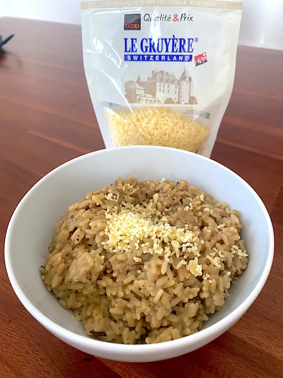 Erie.I.W's dish Fungi risotto with gruyère cheese|Erie.I.Wさん