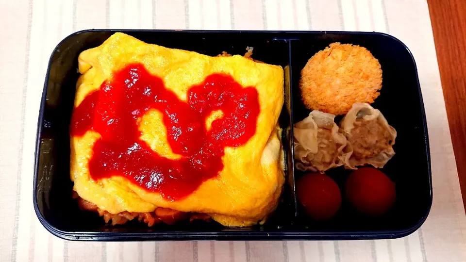 オムライス❤️旦那さんお弁当❤️|かおるcitronさん