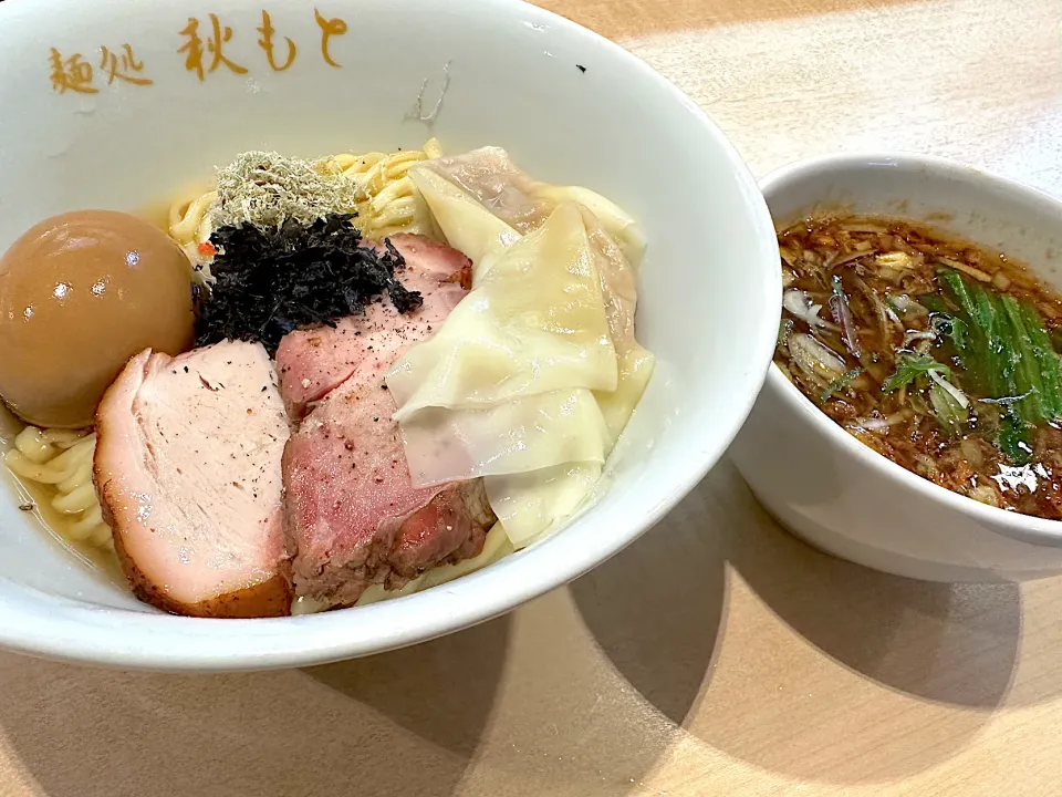 特製・鰹醤油つけ麺@市が尾・麺処 秋もと|らーめん好き！さん