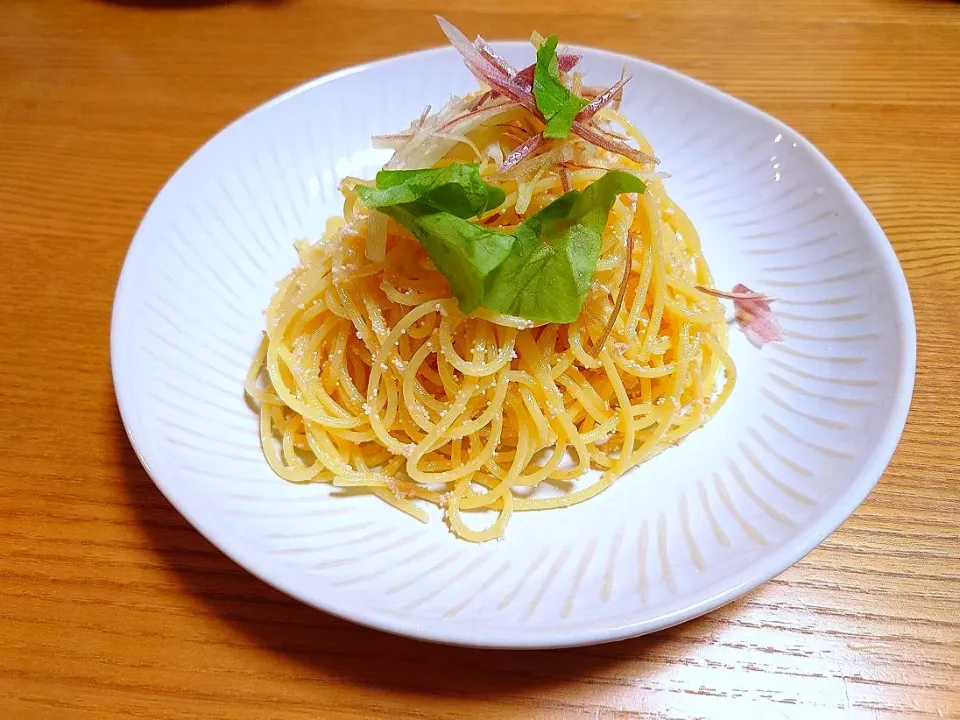 Snapdishの料理写真:和風・たらこパスタ|takutyさん