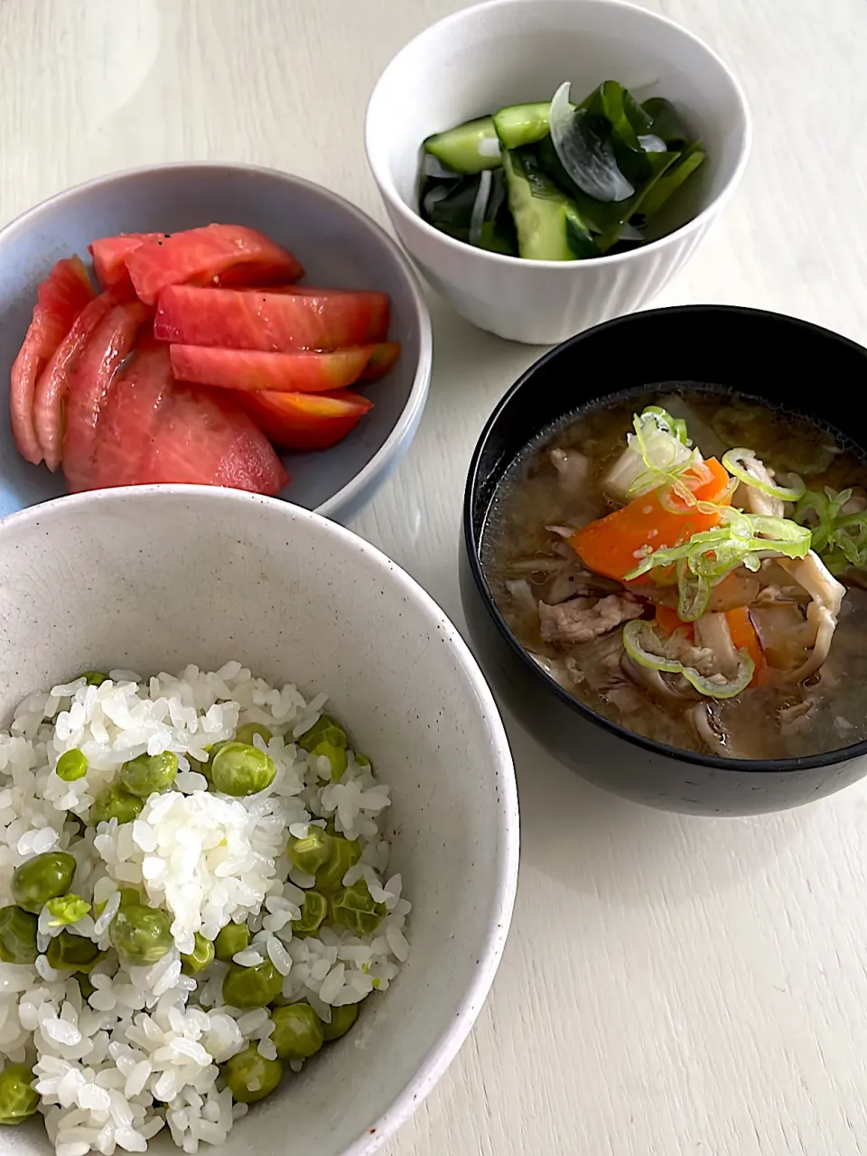 春のご馳走 豆ご飯|ランタさん