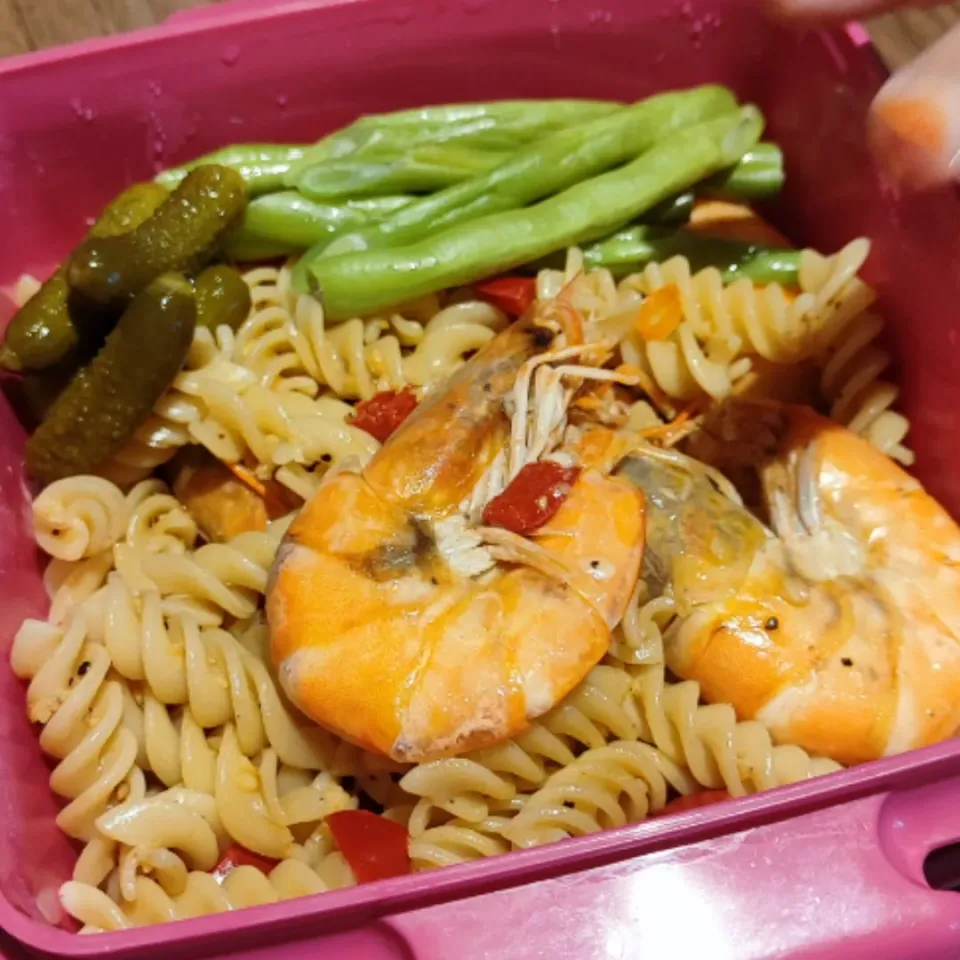 Spiral Pasta with Prawn|simatasepetさん