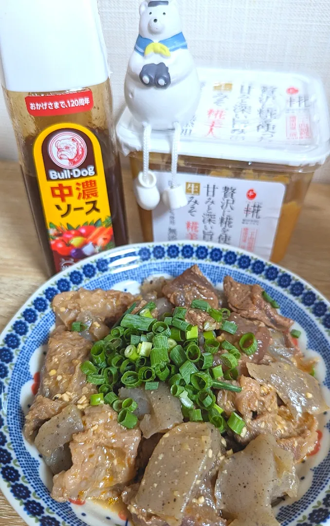 万能味ソースでどて焼き！！|つほママさん