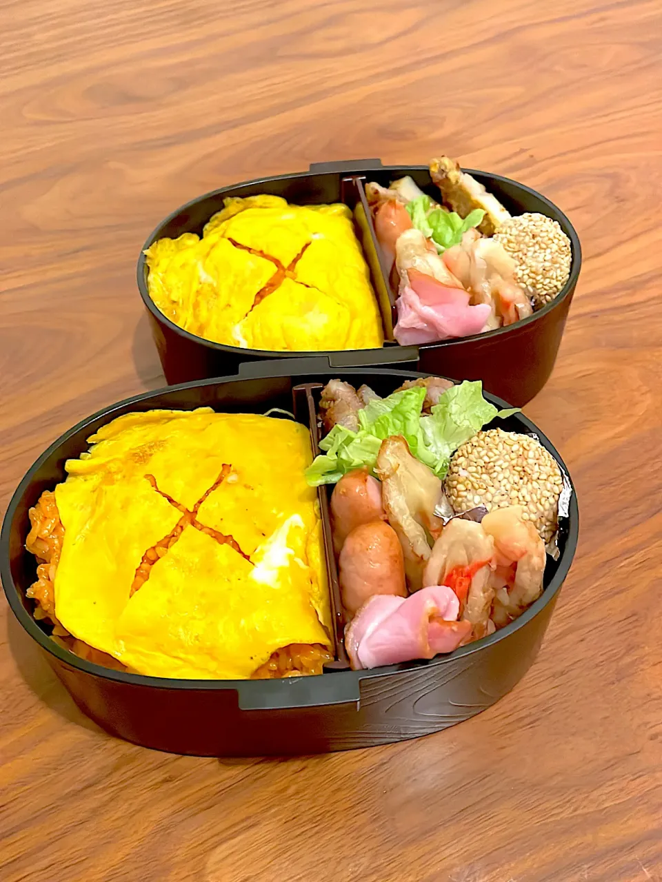 双子男子高校生弁当🍱|み〜さんさん